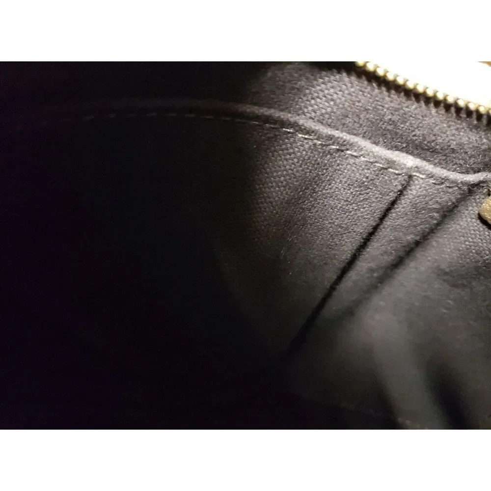 Burberry vintage Hob Beige/Gold Haymarket‎ Check Coated ,Leather Pleated